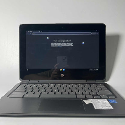 Pre-loved Chromebook HP X360 G1 Flippable Touchscrenn Laptop - CLASS B