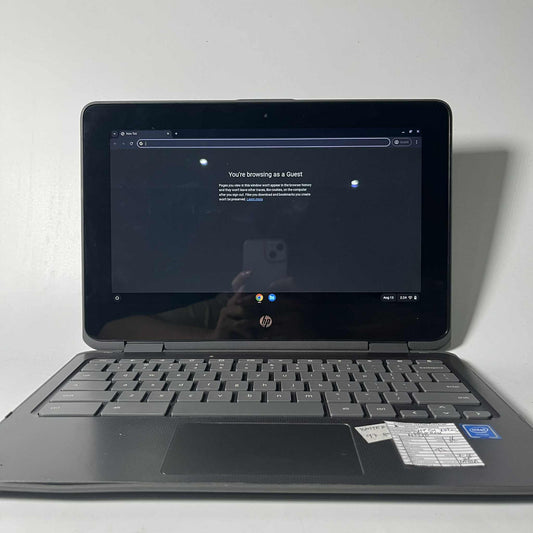 Pre-loved Chromebook HP X360 G1 Flippable Touchscrenn Laptop - CLASS B