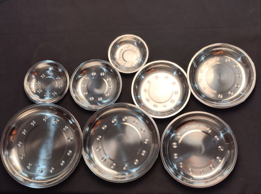 Family Kitchen Salad Stainless Plate