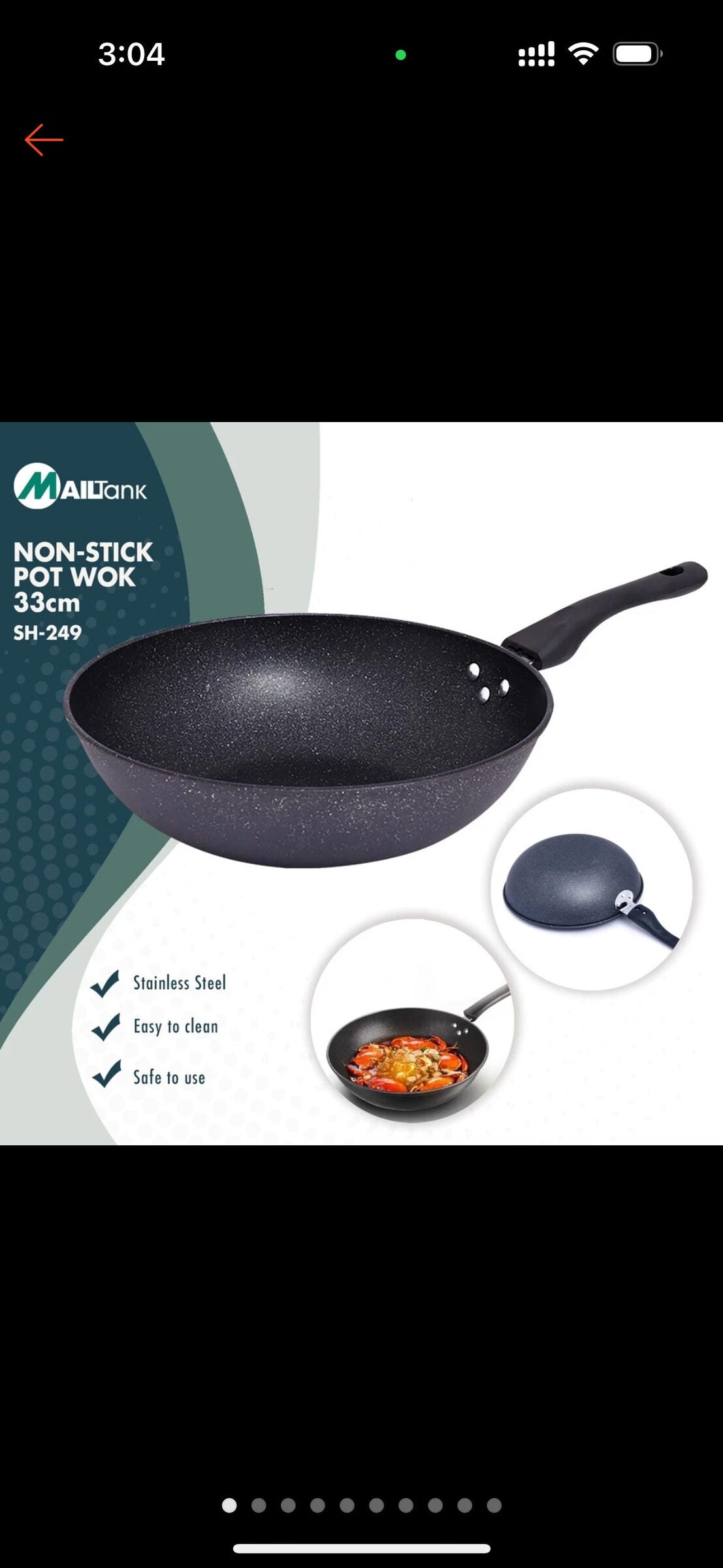 Black Medical Stone Wok