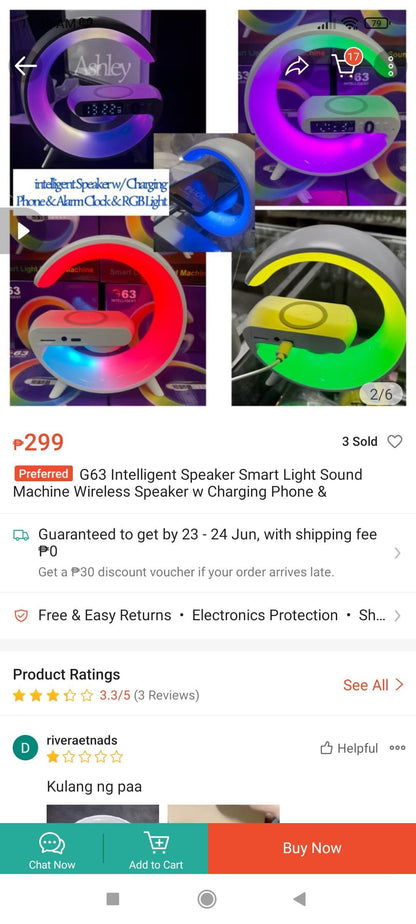 G63 Smart Light Sound Machine