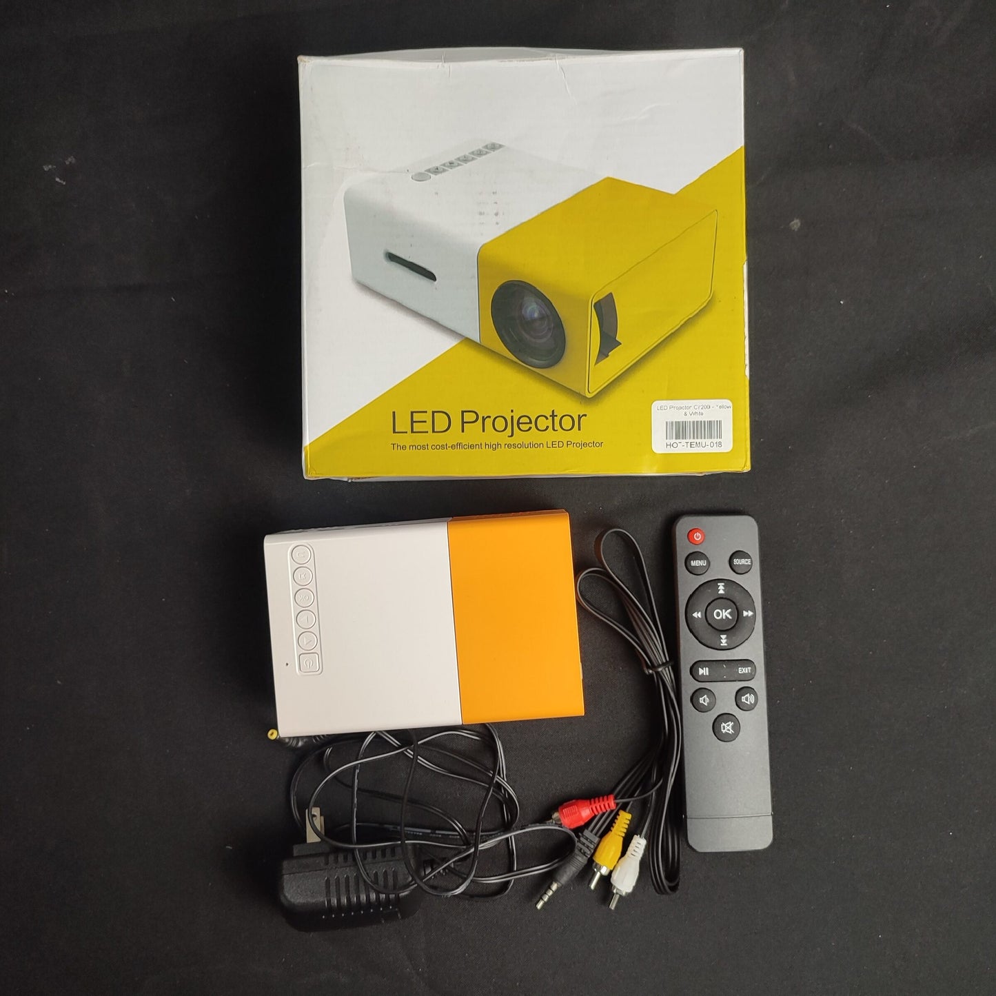 LED Projector CY200 - Yellow & White
