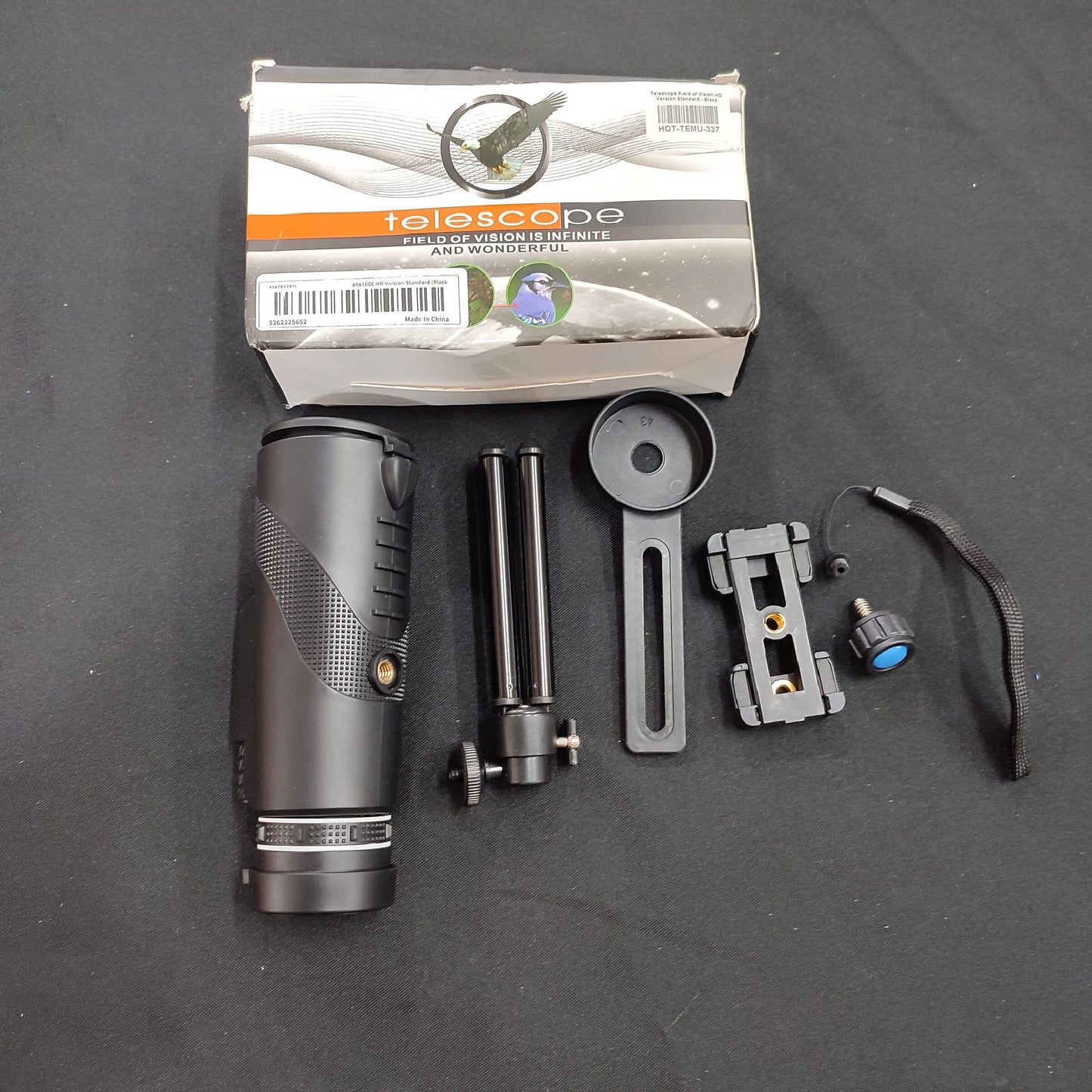 Telescope Field of Vision HD Version Standard - Black