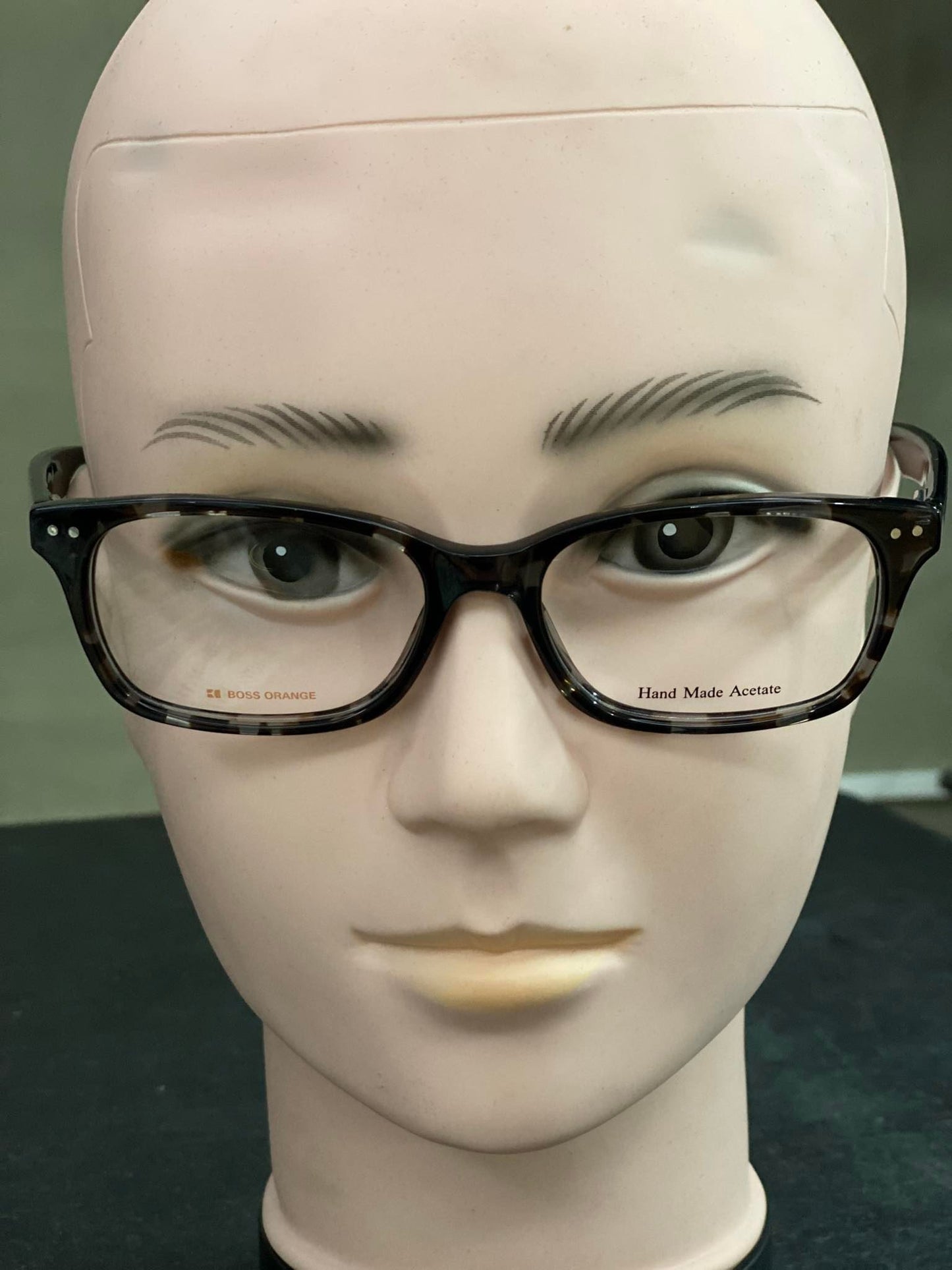 Plastic Frame BOSS ORANGE Black/Gray (BO 0024 ACF) Eyeglass