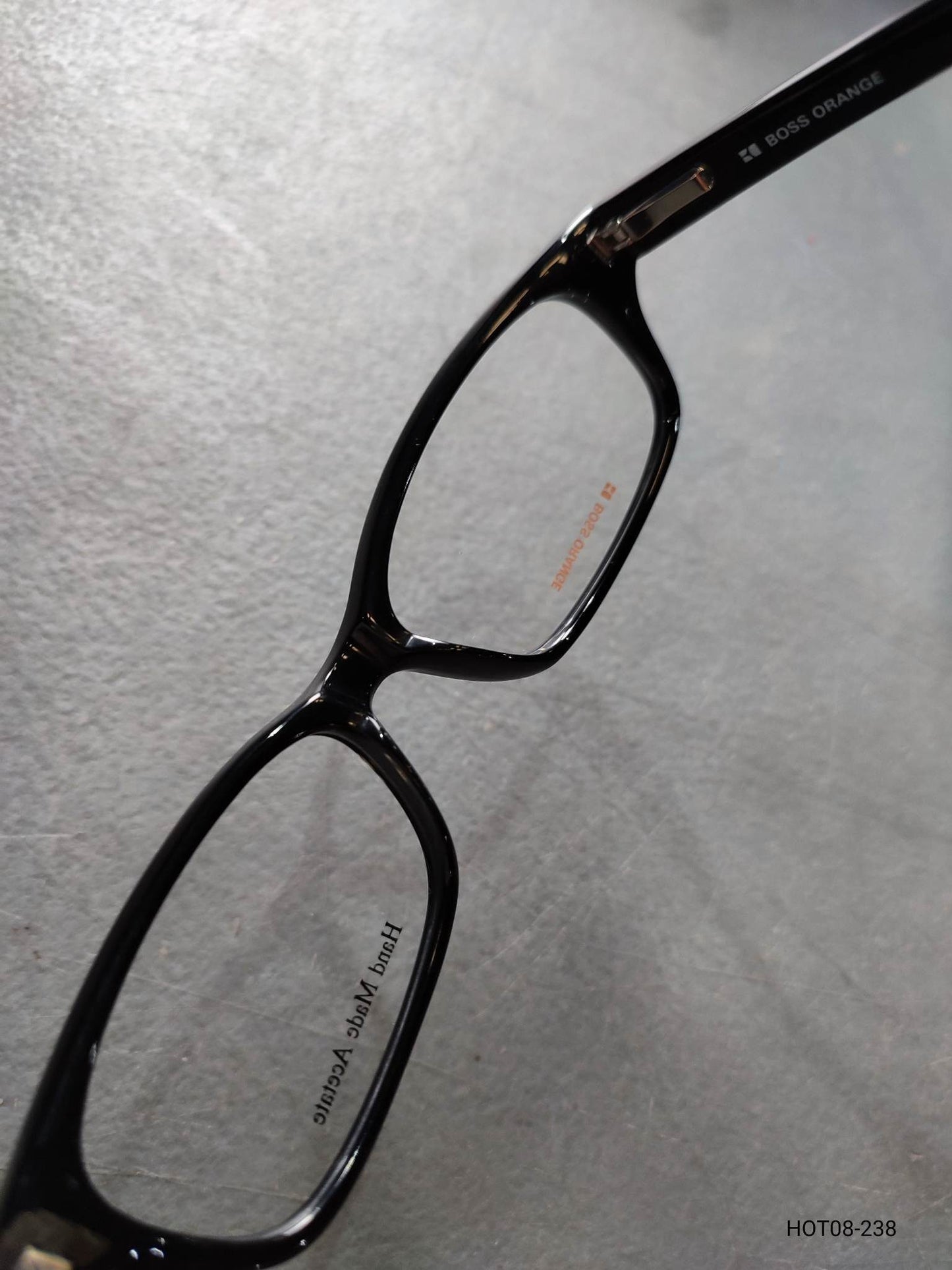 Plastic Frame BOSS ORANGE Glossy Black (B0 0009807) Eyeglass