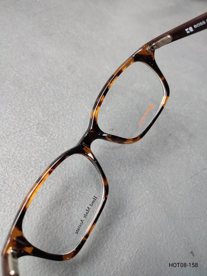 Plastic Frame BOSS ORANGE Transparent Black/Orange (B0 0024 AB3) Eyeglass