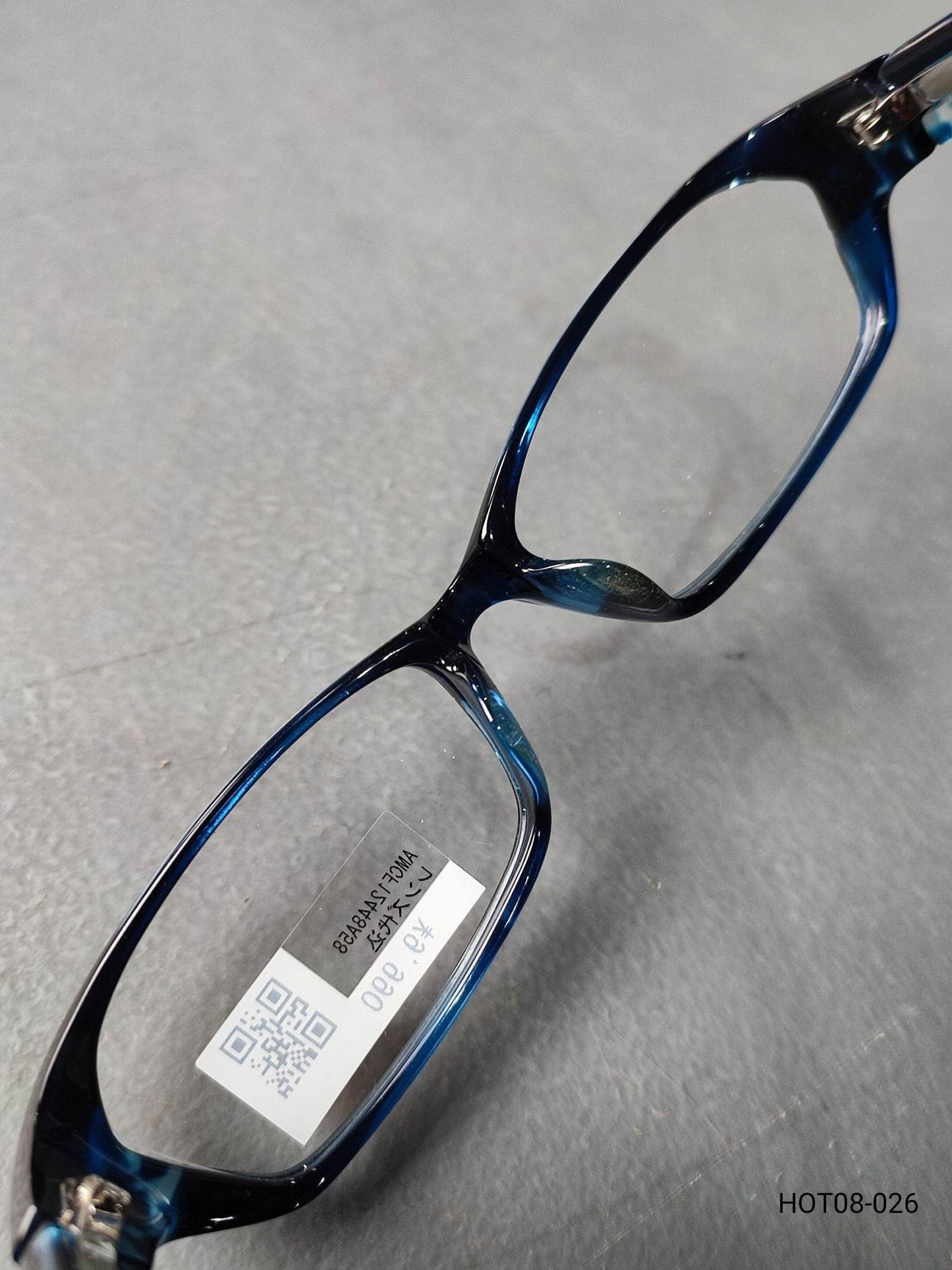 Plastic Frame JINS Black/Blue (AMCF-12448A58) Eyeglass