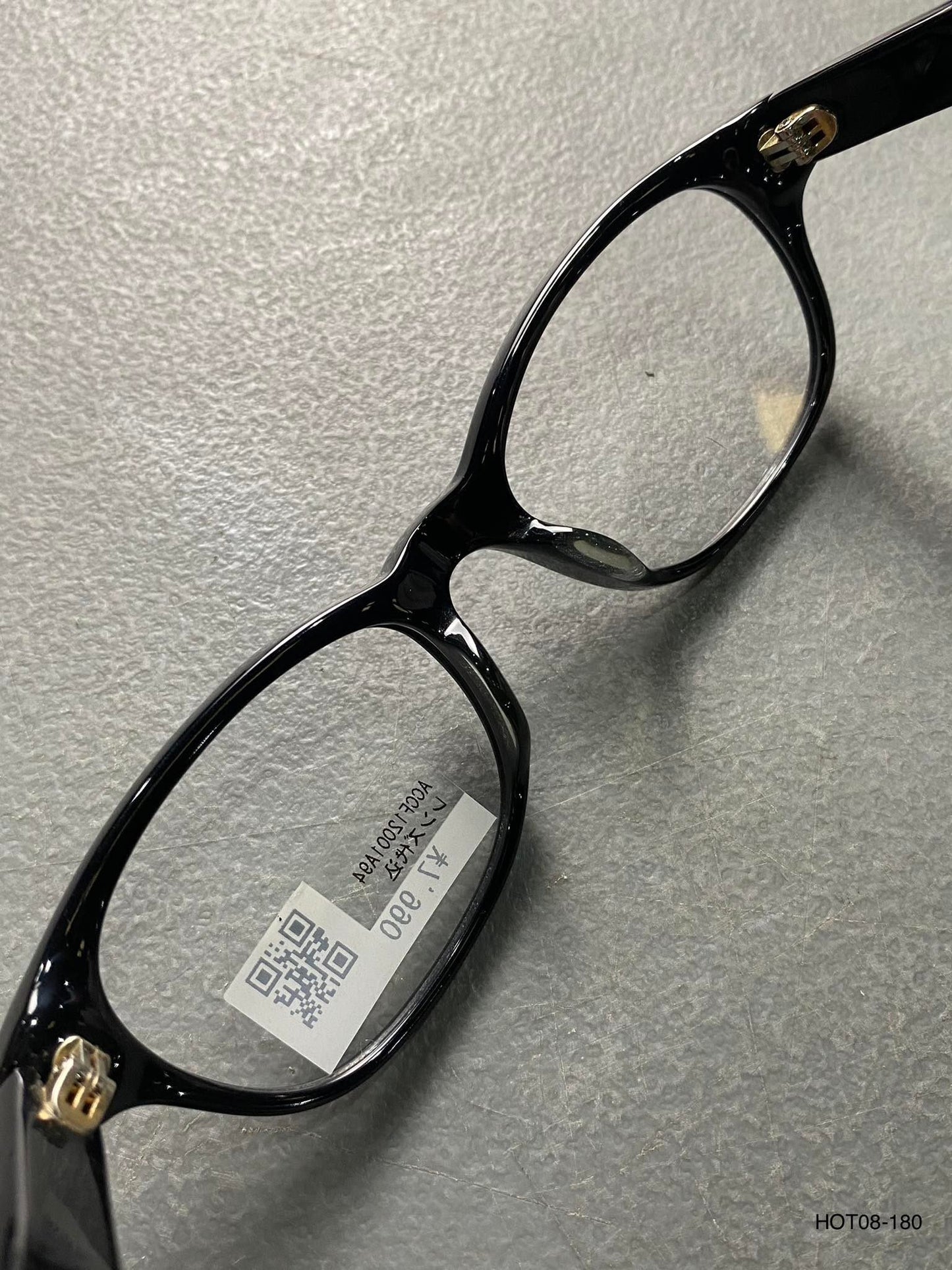 Plastic Frame JINS CLASSIC Glossy Black (ACCF12001A94) Eyeglass