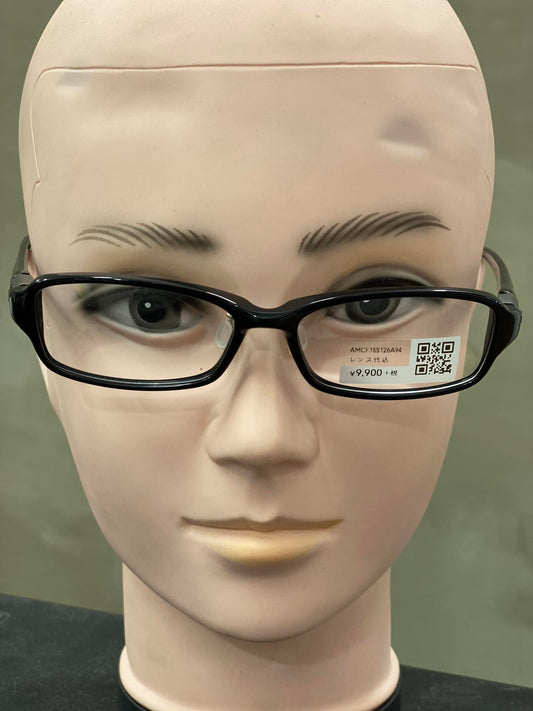Plastic Frame JINS Glossy Black/Gray (AMCF15S126A94) Eyeglass