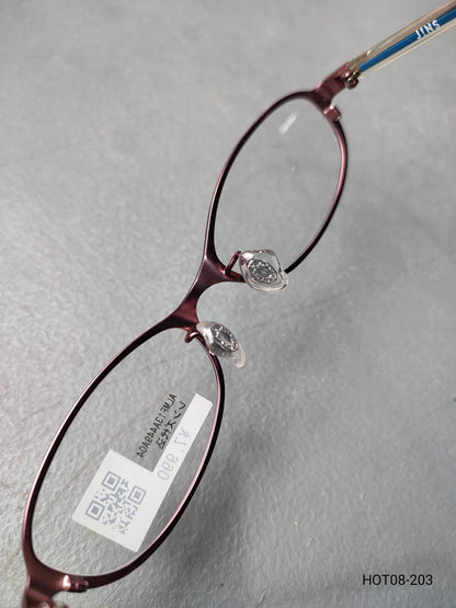 Plastic Frame JINS Matt Red/Blue (ALMF13A449404) Eyeglass