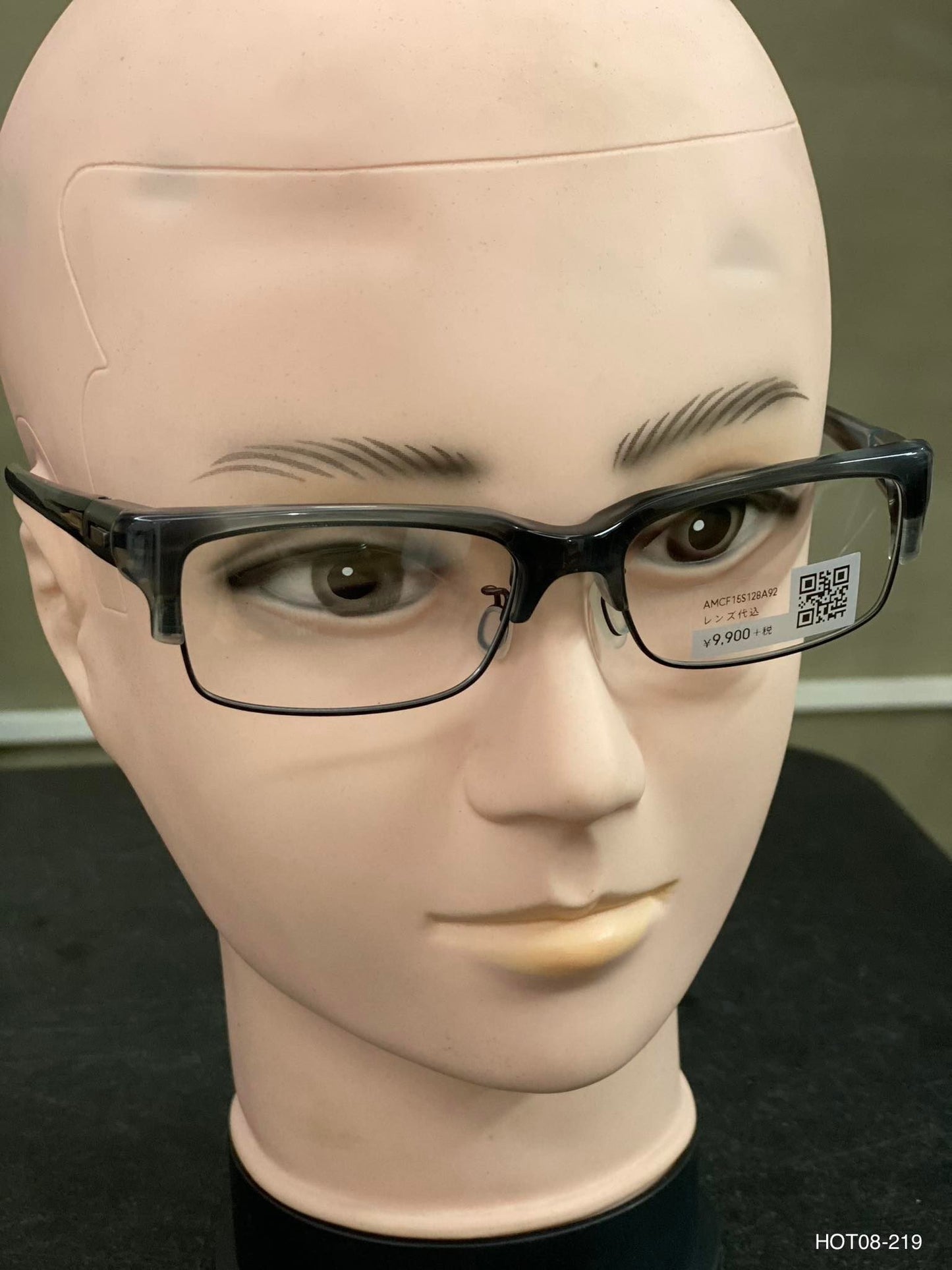 Plastic Frame JINS Tranparent Black (AMCF15S128A92) Eyeglass