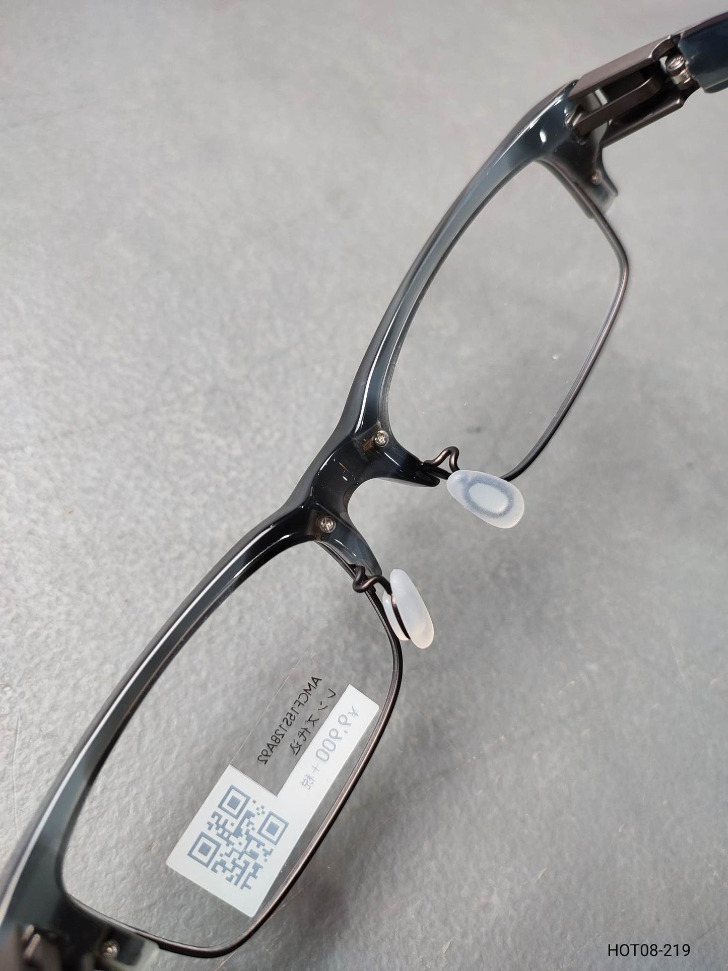 Plastic Frame JINS Tranparent Black (AMCF15S128A92) Eyeglass