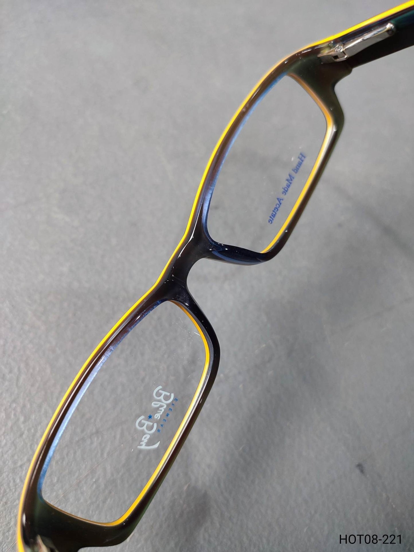 Plastic Frame SAFILO Blue Yellow (B&B 808 BZH) Eyeglass