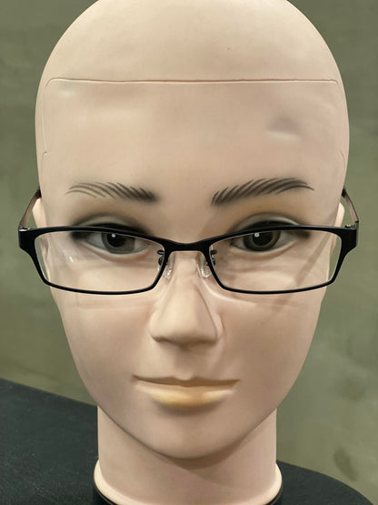 Plastic/Metal Frame Eyeglass JINS Matt Black (AMMF15S061E94)