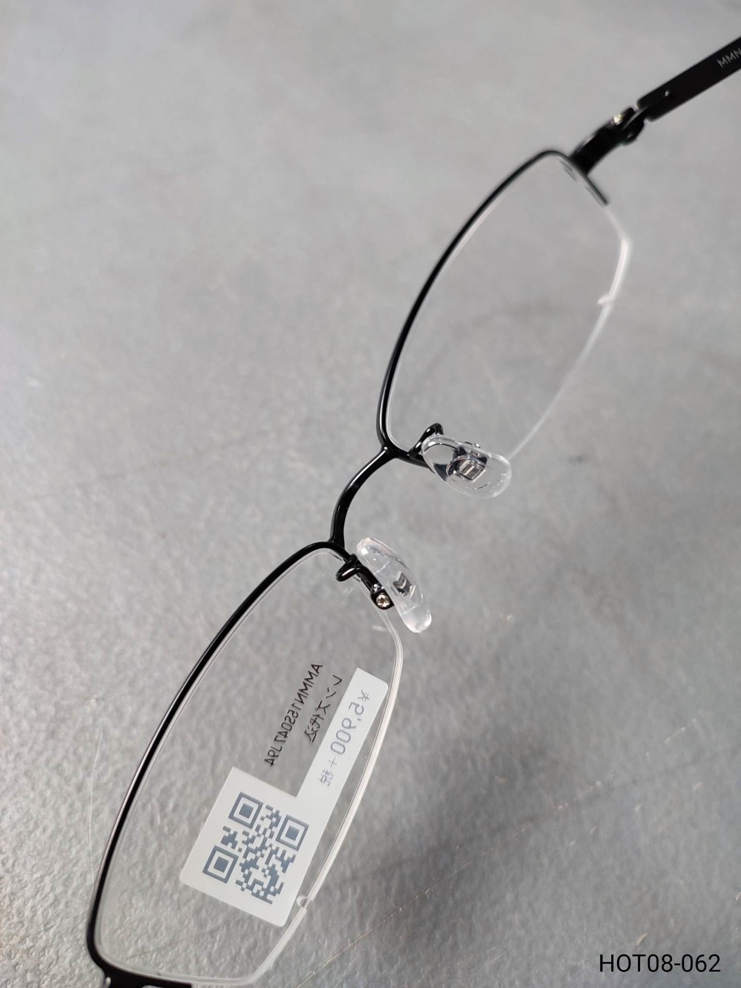 Plastic/Metal Frame JINS Black (AMMN15S047J94) Eyeglass