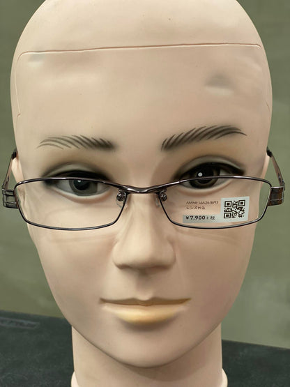 Plastic/Metal Frame JINS Black/Blue (AMMF14A261B93) Eyeglass