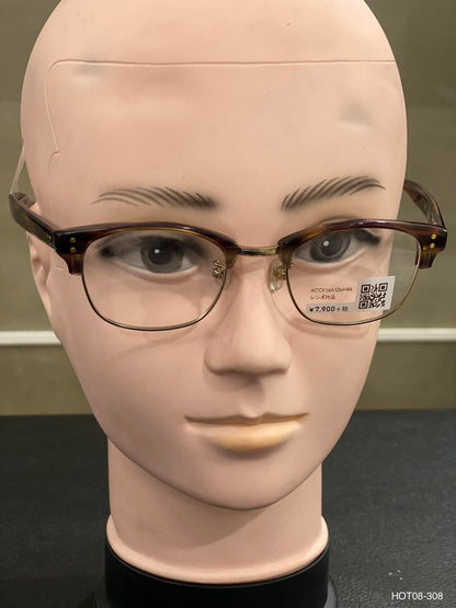 Plastic/Metal Frame JINS Black/Brown (ACCF14A126H84) Eyeglass