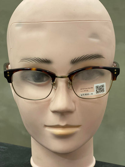 Plastic/Metal Frame JINS Black/Orange (ACCF14A126H86) Eyeglass