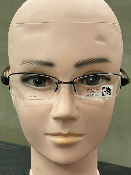 Plastic/Metal Frame JINS Glossy Black (AMTN15S122A94) Eyeglass