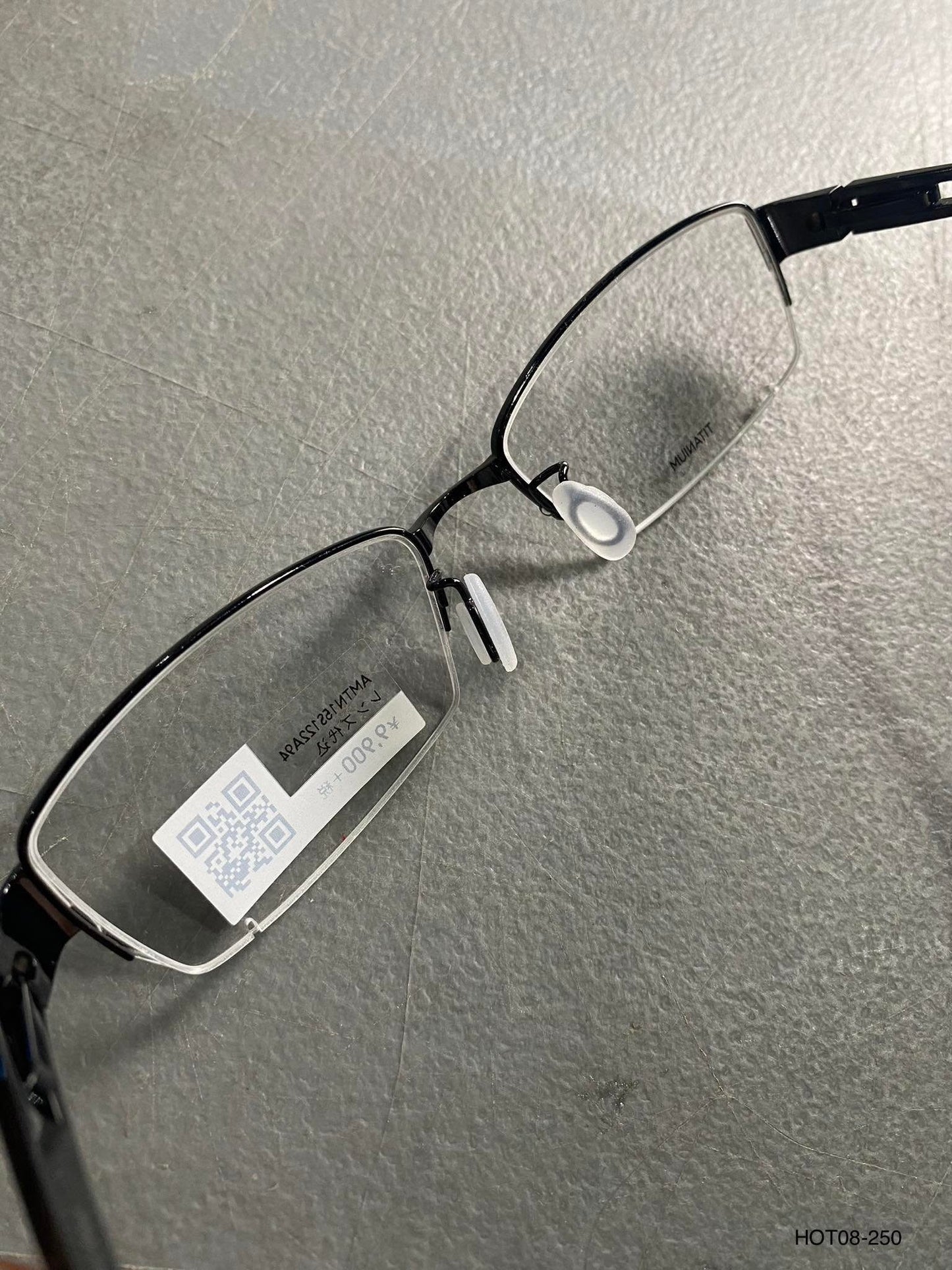 Plastic/Metal Frame JINS Glossy Black (AMTN15S122A94) Eyeglass