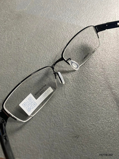 Plastic/Metal Frame JINS Glossy Black (AMTN15S122A94) Eyeglass