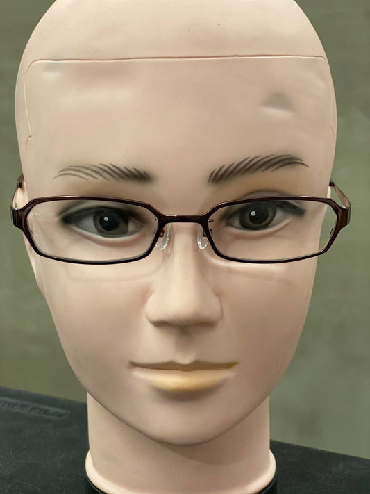 Plastic/Metal Frame JINS Glossy Brown (MMF-15S-057F84) Eyeglass