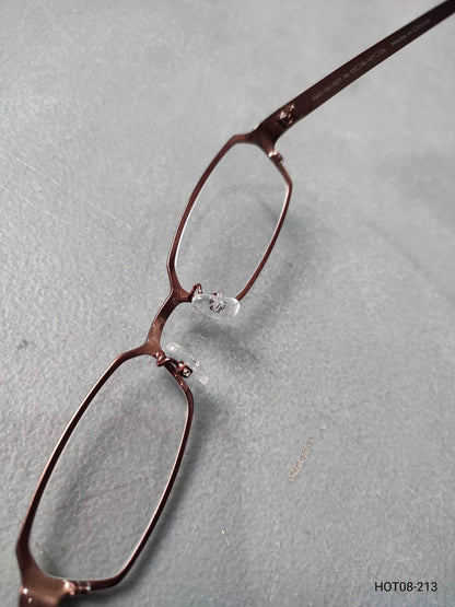 Plastic/Metal Frame JINS Glossy Brown (MMF-15S-057F84) Eyeglass