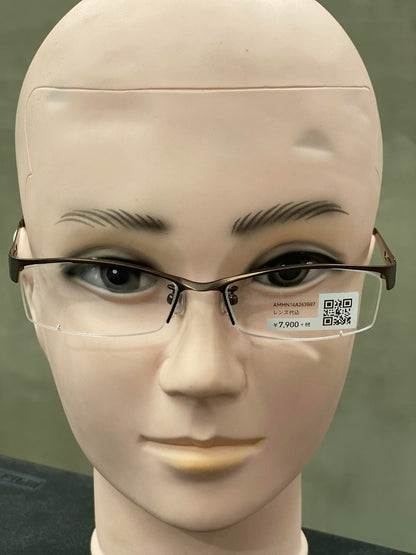 Plastic/Metal Frame JINS Glossy Matt/Brown (AMM15S065D05) Eyeglass