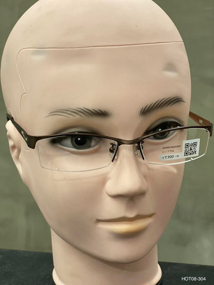 Plastic/Metal Frame JINS Glossy Matt/Brown (AMM15S065D05) Eyeglass