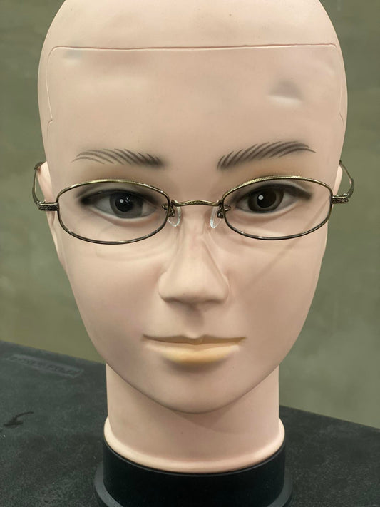 Plastic/Metal Frame JINS Gold (MMF-15S-056E) Eyeglass