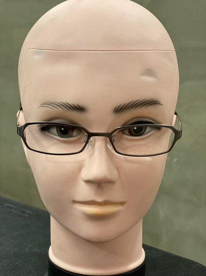Plastic/Metal Frame JINS Matt Gray Eyeglass