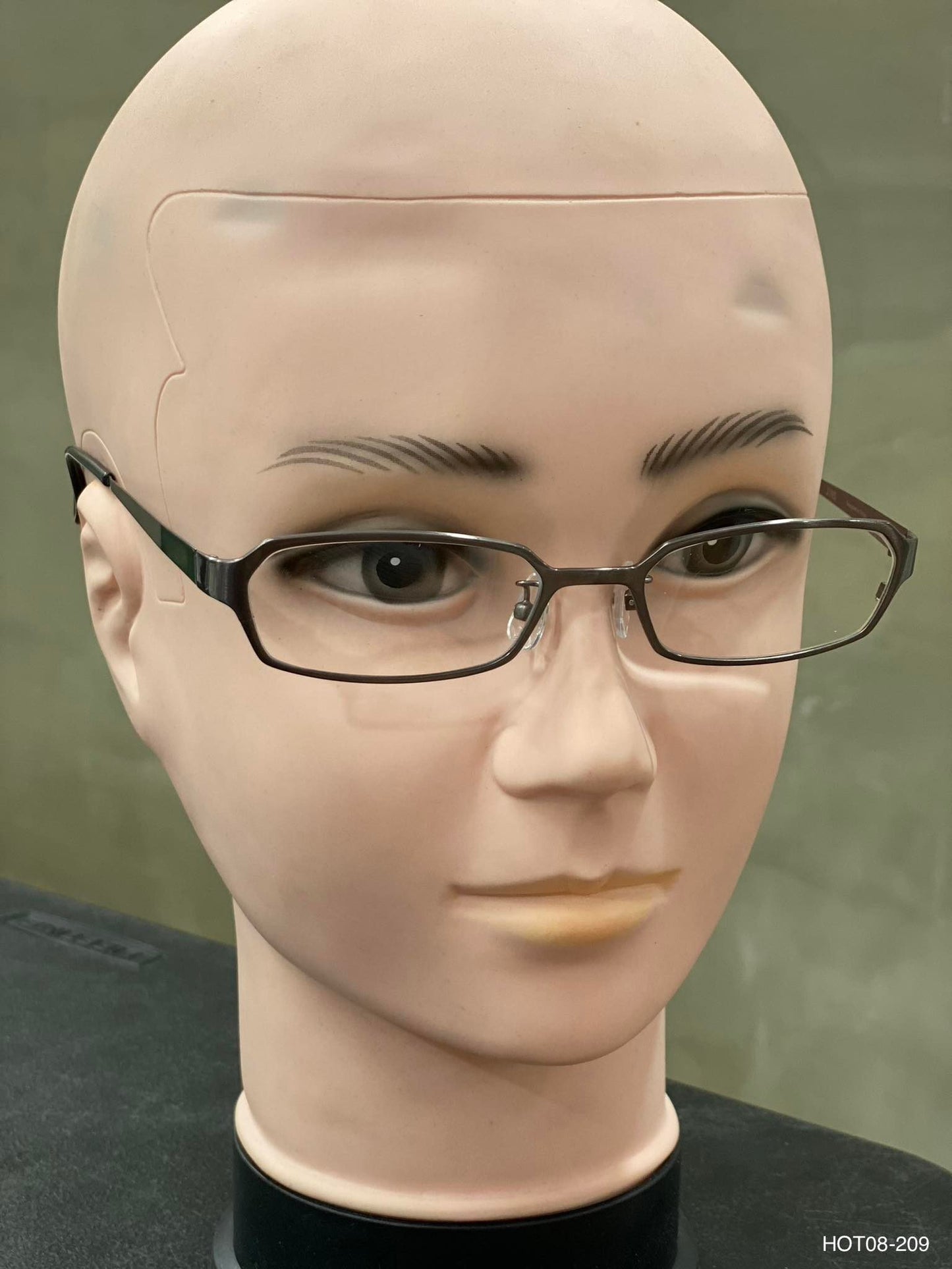 Plastic/Metal Frame JINS Matt Gray Eyeglass
