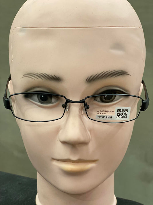 Plastic/Metal Frame JINS Matt/Black (AMMF15S571A94) Eyeglass