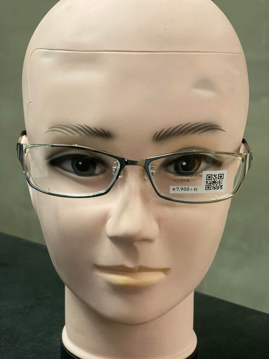 Plastic/Metal Frame JINS Silver (AMMN14A264B96) Eyeglass
