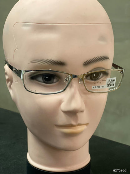 Plastic/Metal Frame JINS Silver (AMMN14A264B96) Eyeglass