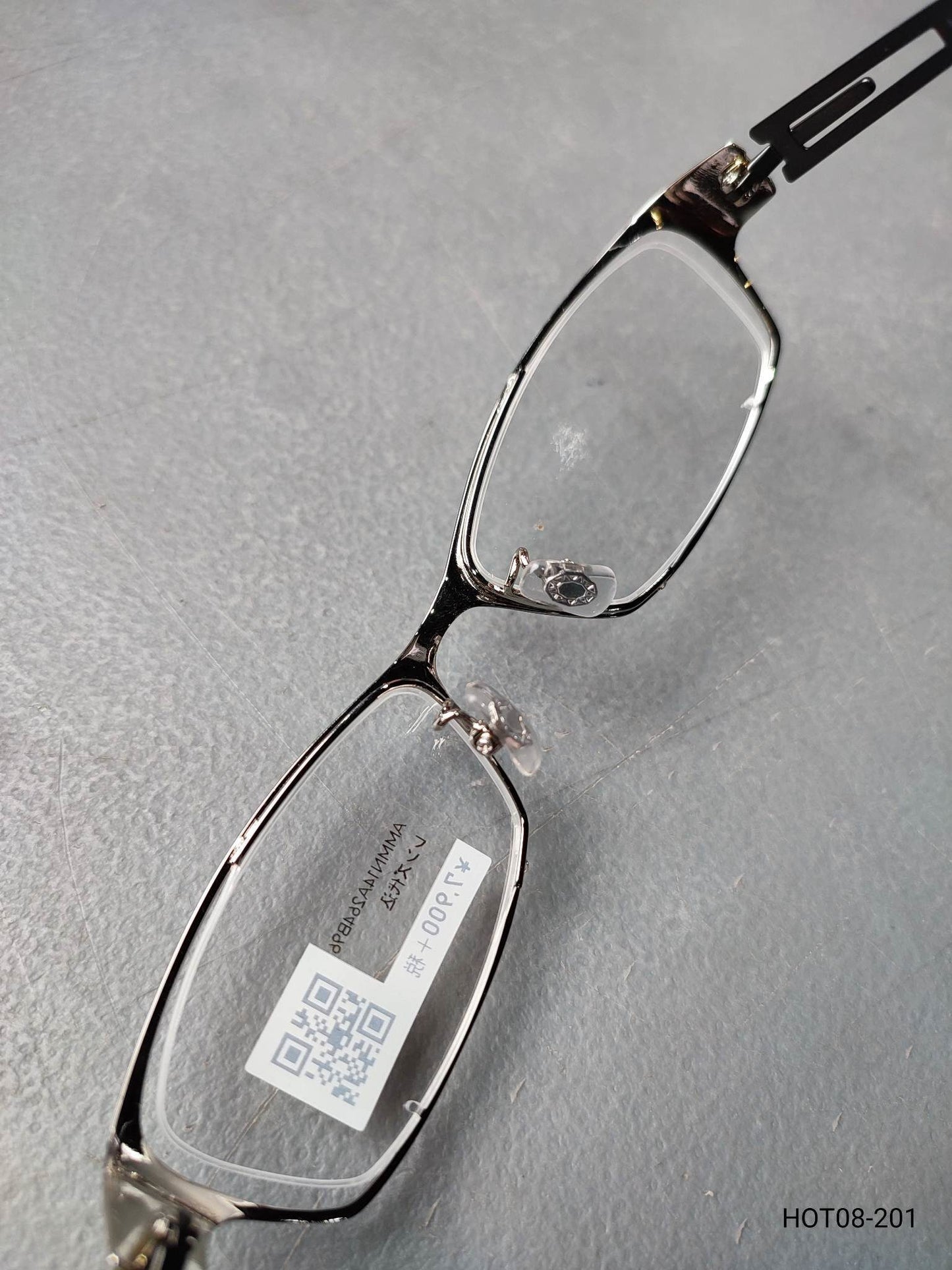 Plastic/Metal Frame JINS Silver (AMMN14A264B96) Eyeglass