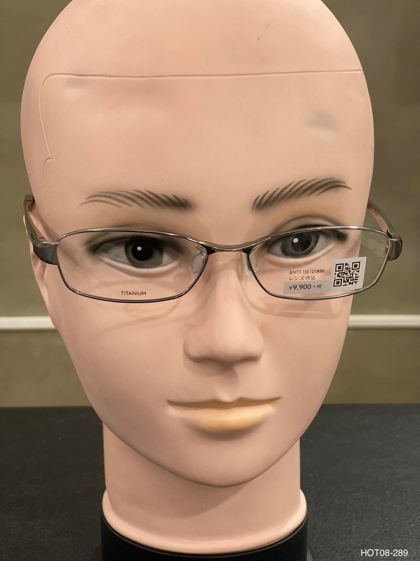 Plastic/Metal Frame JINS Silver (AMMN15S047F96) Eyeglass