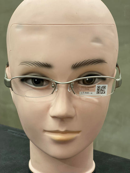 Plastic/Metal Frame JINS Silver (AMMN15S572F96) Eyeglass