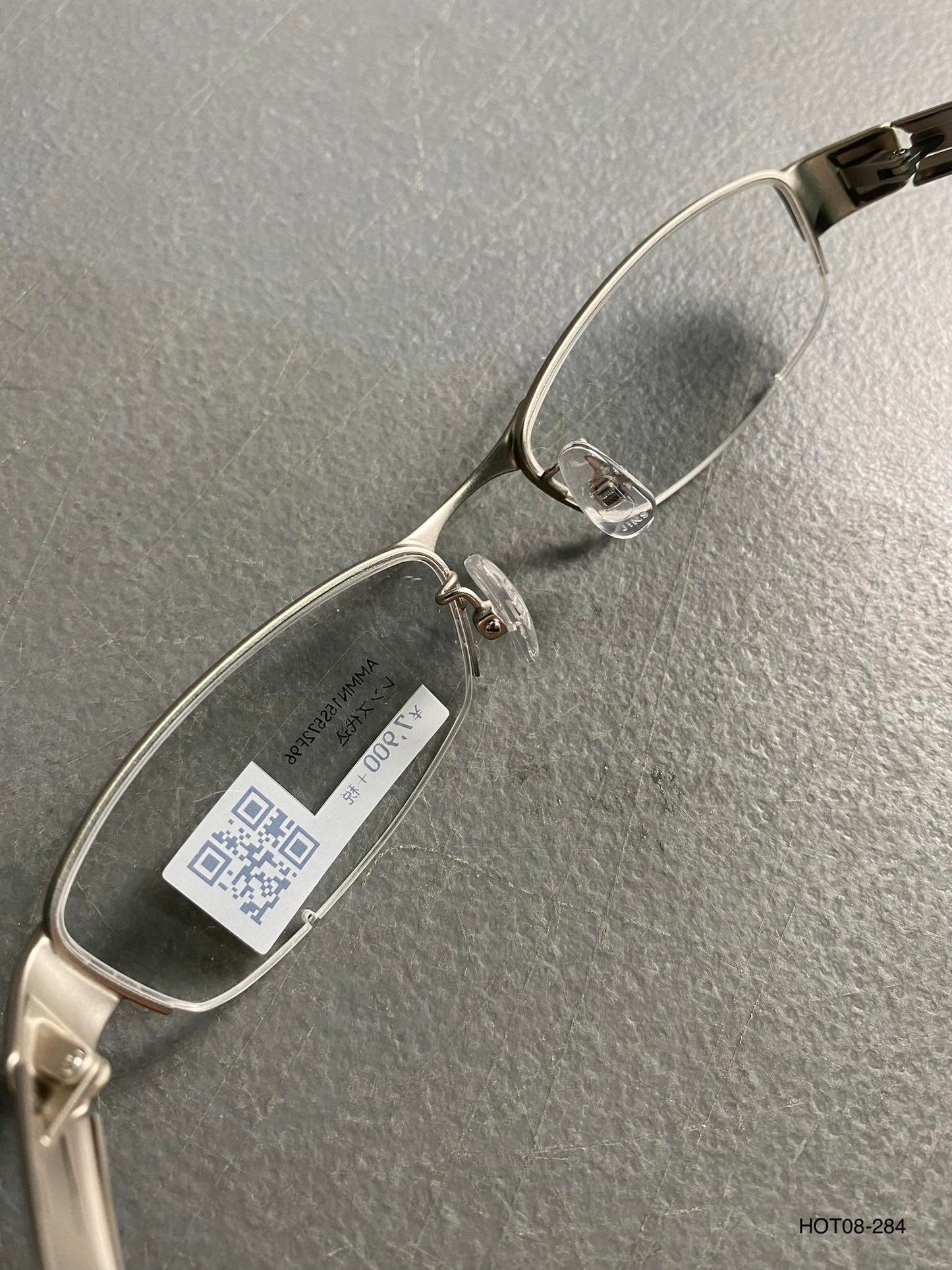 Plastic/Metal Frame JINS Silver (AMMN15S572F96) Eyeglass