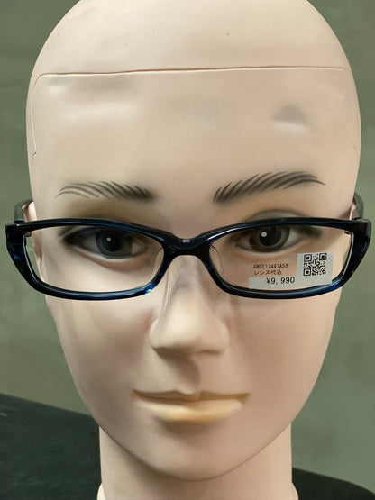 Plastic/Metal Frame JINS Transparent Blue (AMCF12447A58) Eyeglass