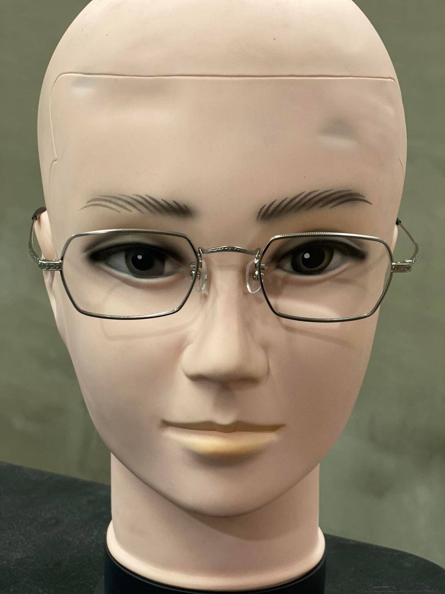 Stainless Metal Frame JINS Silver (MMF-15S-055E) Eyeglass