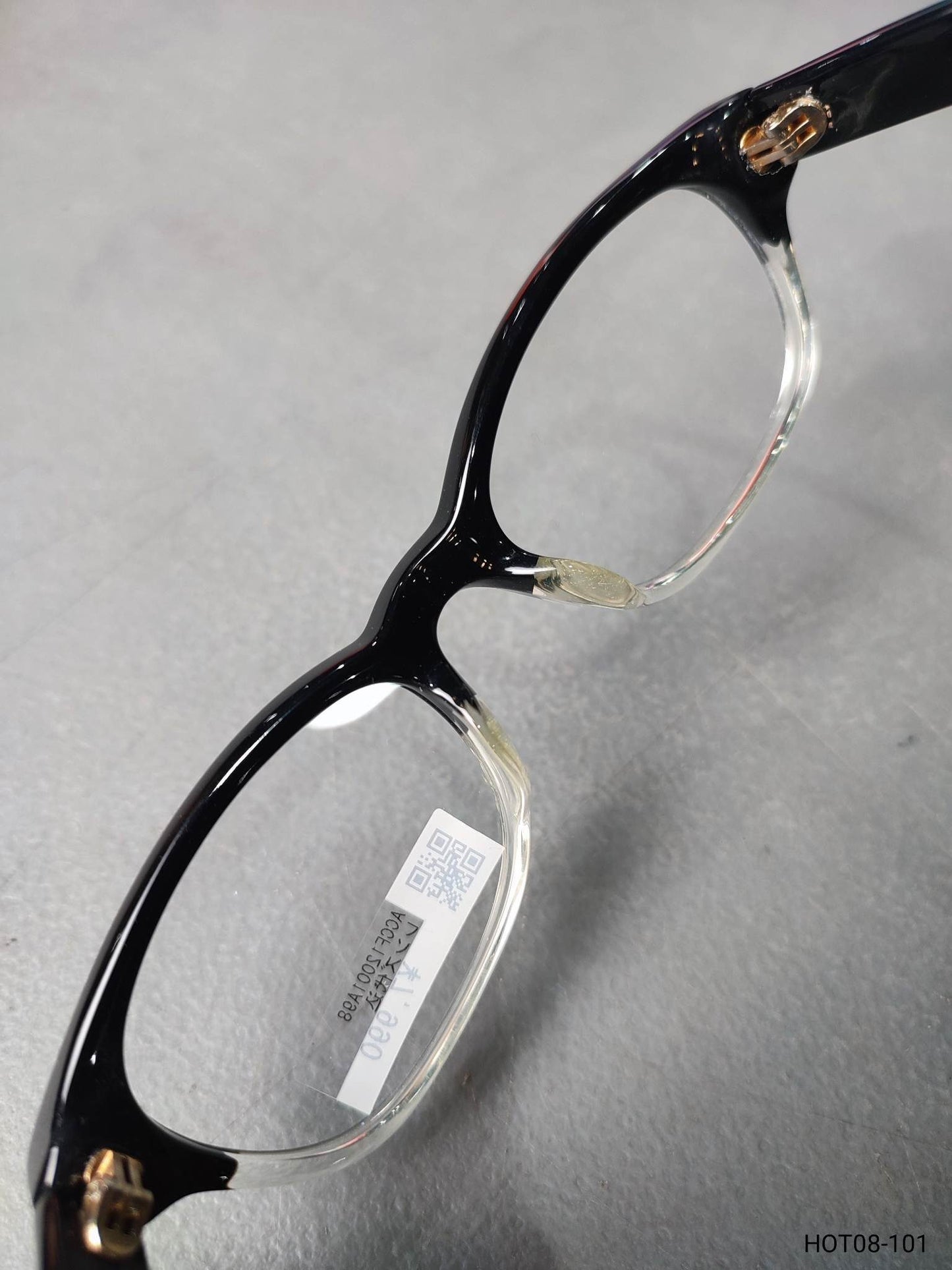 JINS Classic Black/Transparent White (ACCF12001A98) Eyeglass