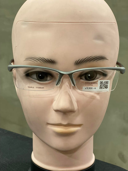 Plastic Frame Eyeglass JINS Temple Titanium (AMMN15S124B96)