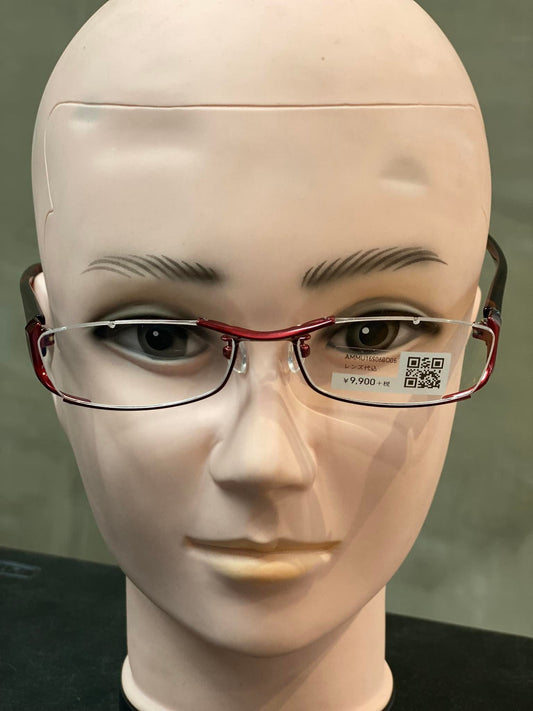 Plastic Frame JINS GLOSSY Red (AMMU15S068D05) Eyeglass
