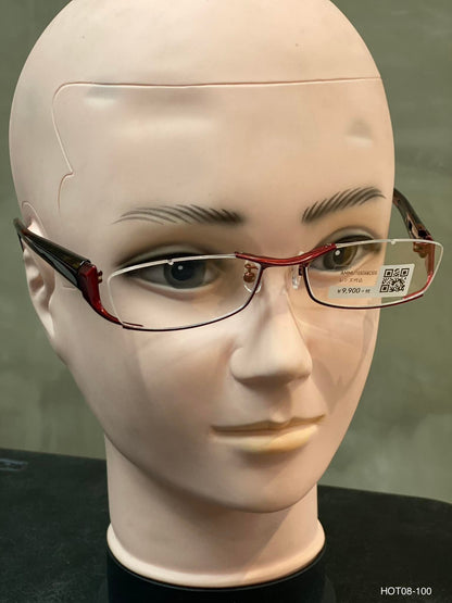 Plastic Frame JINS GLOSSY Red (AMMU15S068D05) Eyeglass