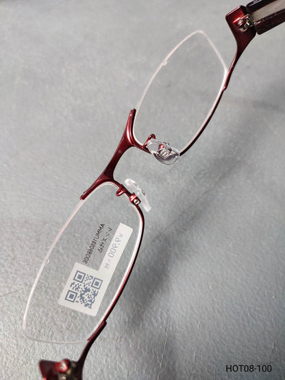 Plastic Frame JINS GLOSSY Red (AMMU15S068D05) Eyeglass