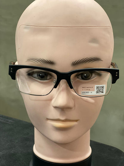 Plastic Frame JINS Matt Black/Brown (AMMF14A261B94) Eyeglass