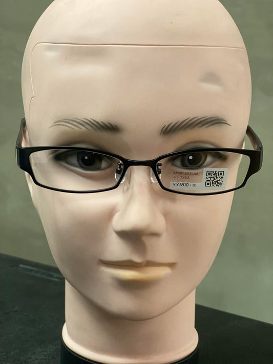 Plastic Frame JINS Matte Black (AMMF15S575J94) Eyeglass