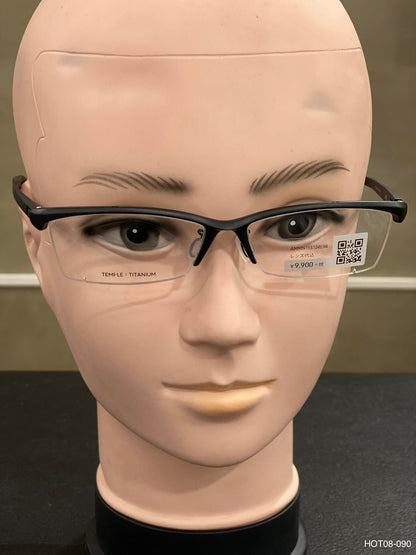 Plastic Frame JINS Matte Black (AMMN15S124E94) Eyeglass