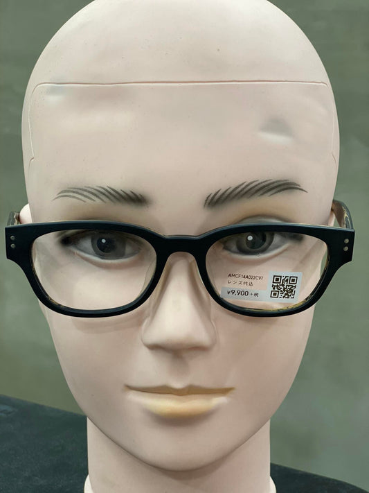 Plastic Frame JINS Matte Black/Brown (AMCF14A022C97) Eyeglass